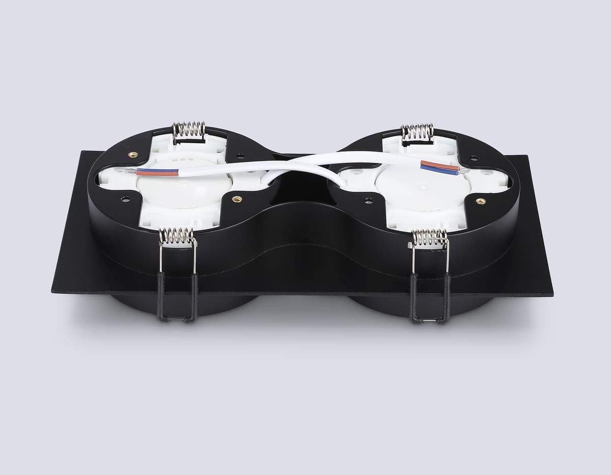 TN6712/2 BK черный IP44 GX53/2 max 15W 210*105*45