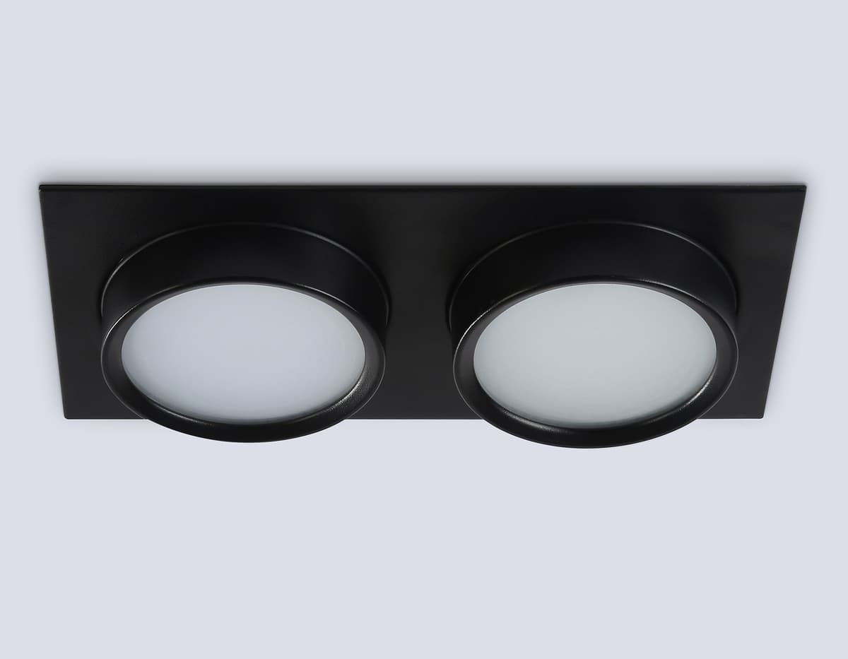 TN6743/2 BK черный IP44 GX53/2 210*110*57