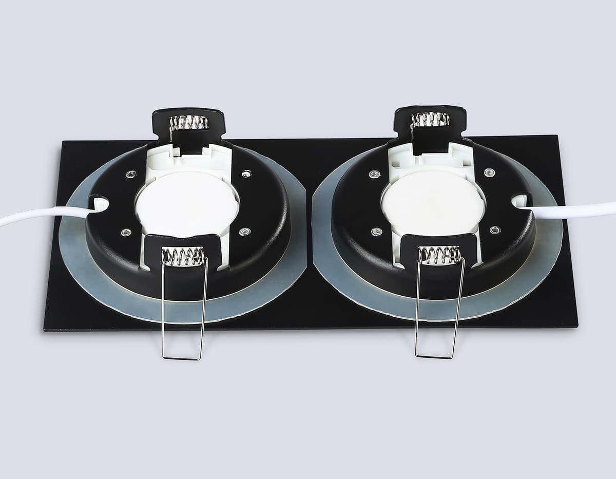 TN6743/2 BK черный IP44 GX53/2 210*110*57