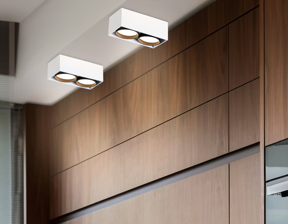 TN70872/2 WH/BK белый/черный GX53/2 max 12W 185*92*62