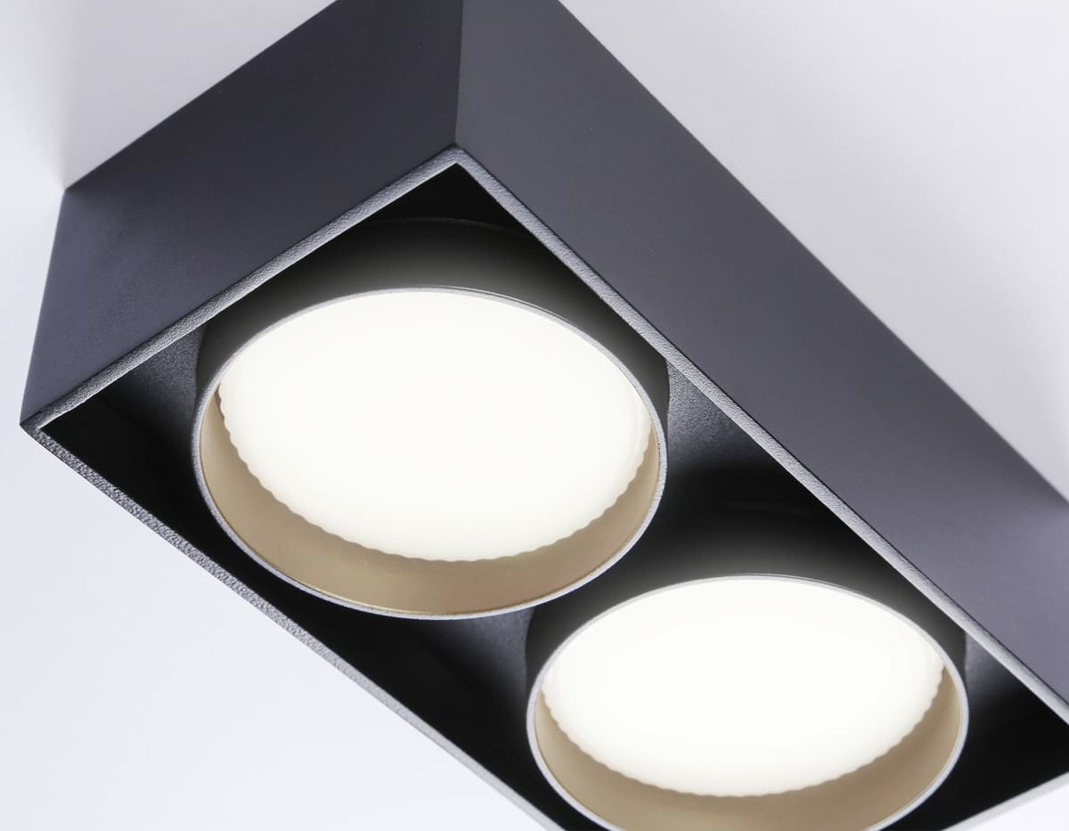 TN70875/2 BK черный GX53/2 max 12W 185*92*62