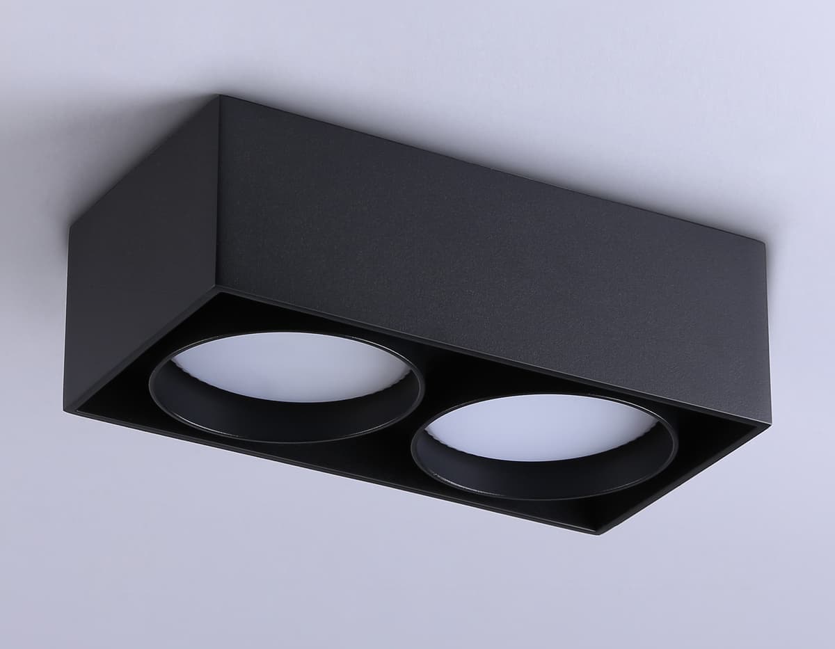 TN70875/2 BK черный GX53/2 max 12W 185*92*62