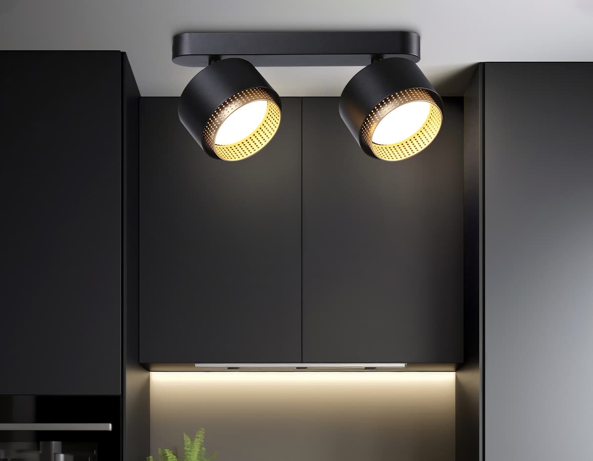 TN71288/2 BK/GD черный/золото GX53/2 max 12W 270*95*137