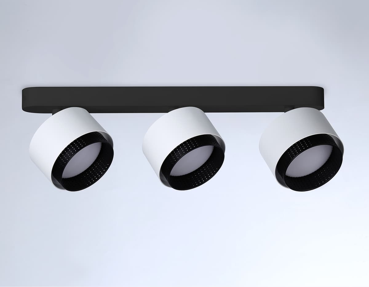 TN71291/3 WH/BK белый/черный GX53/3 max 12W 400*95*137