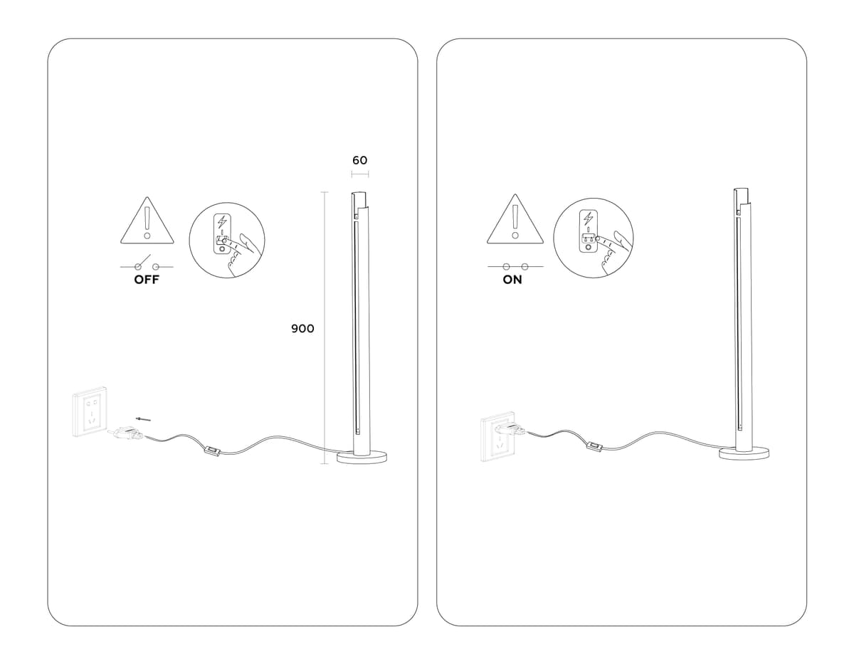 TN71342 WH белый LED 10W 4200K D60*900