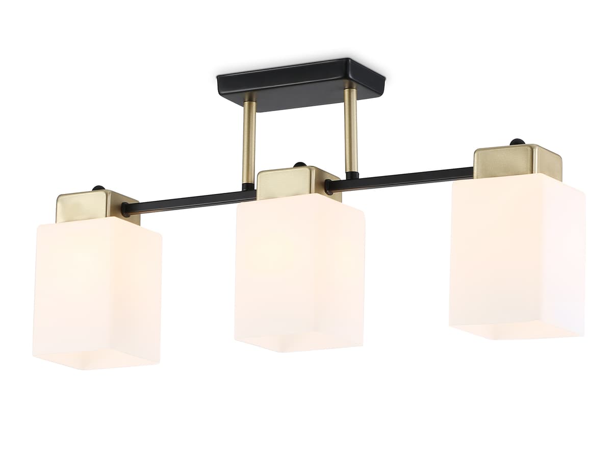 TR303046/3 BK/GD черный/золото E27/3 max 60W 540*100*270