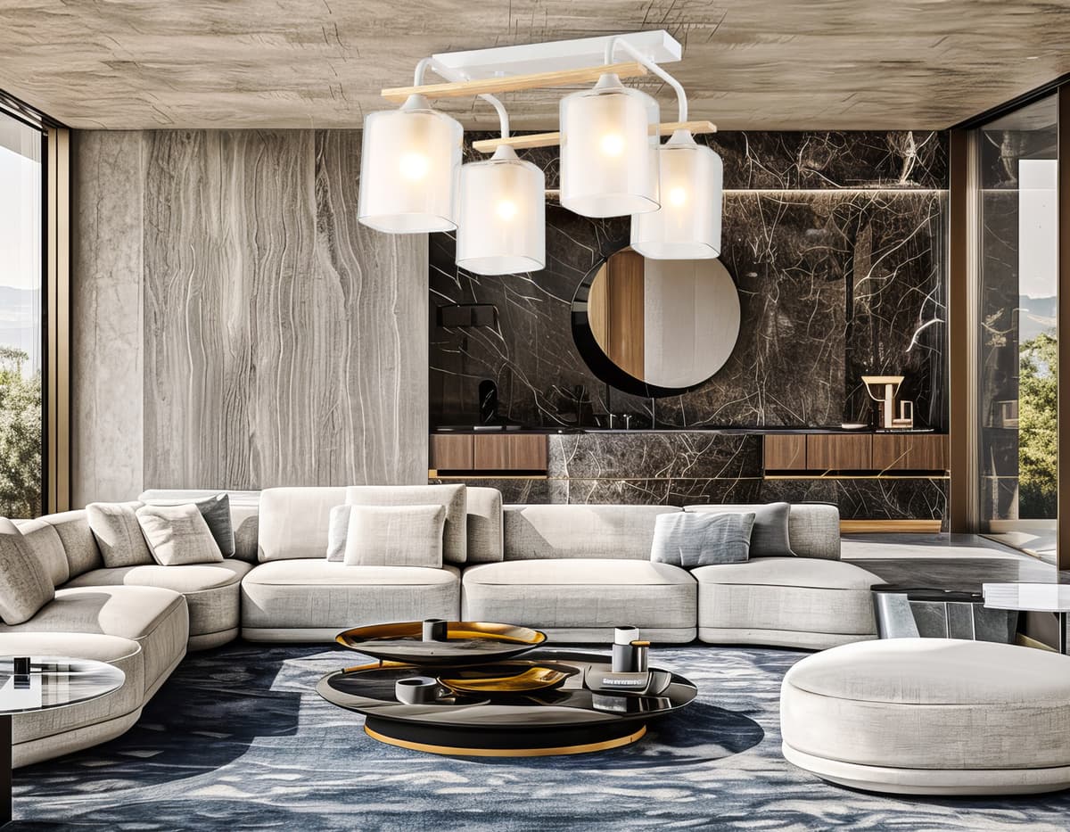 TR3033246/4 WH/WD белый/дерево E27/4 max 60W 340*340*245