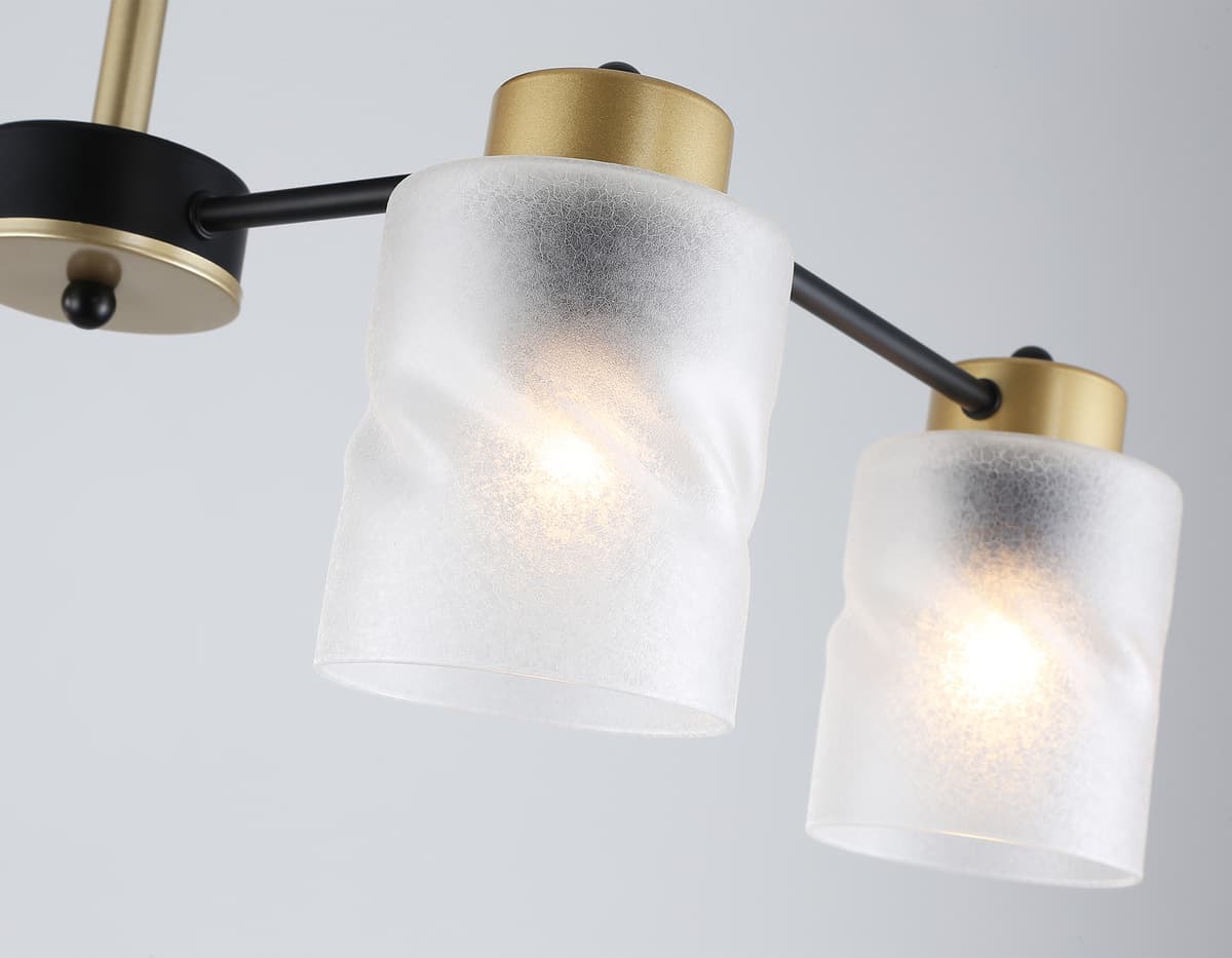 TR303324/4 BK/GD черный/золото E27/4 max 60W 650*290*270