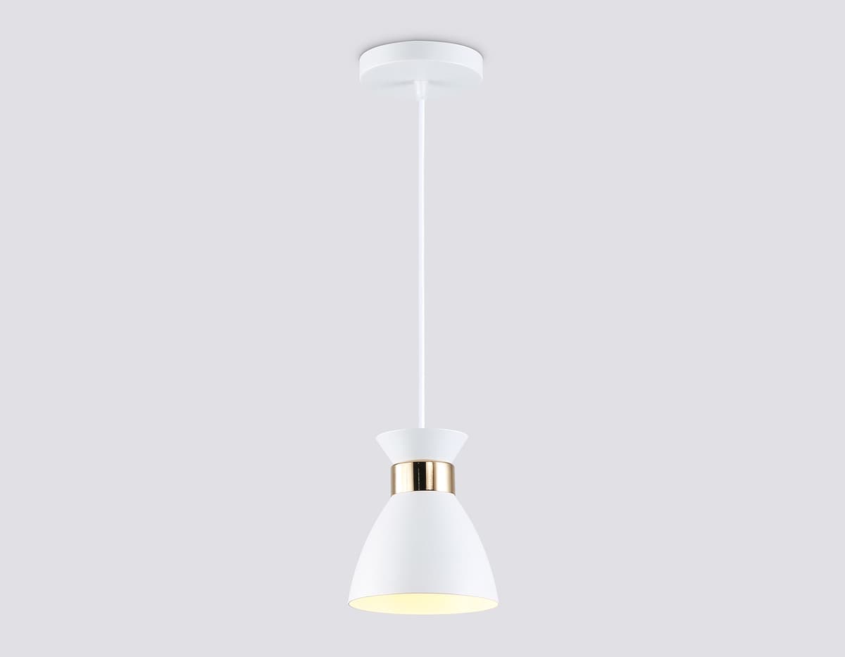 TR8465 WH/FGD белый/золото E27 max 60W D130*1000