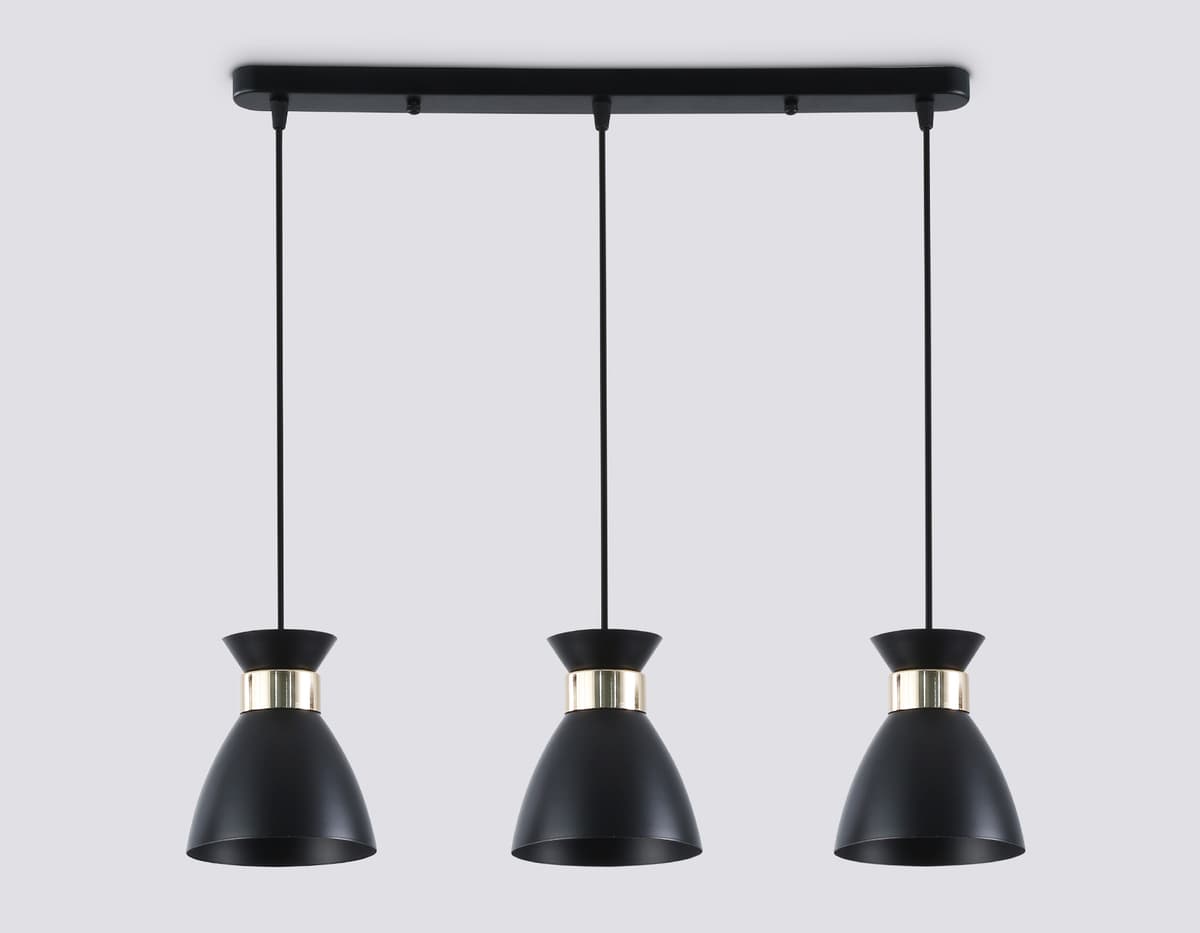 TR8469/3 BK/FGD черный/золото E27/3 max 60W 550*135*1000