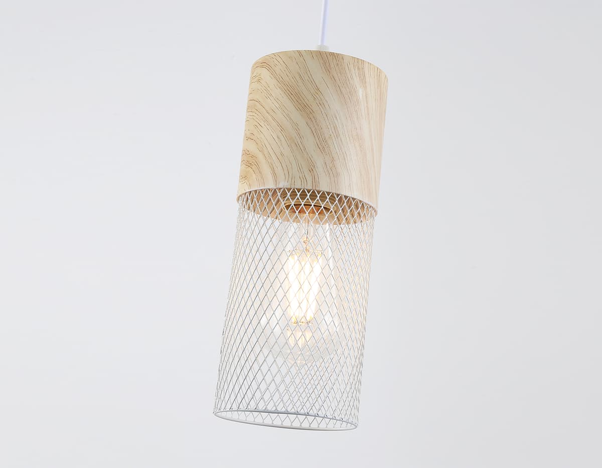 TR8498 WH/WD белый/дерево E27 max 60W D100*1000