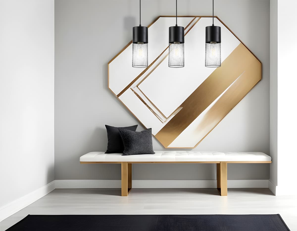 TR8501/3 BK черный E27/3 max 60W 550*100*1000