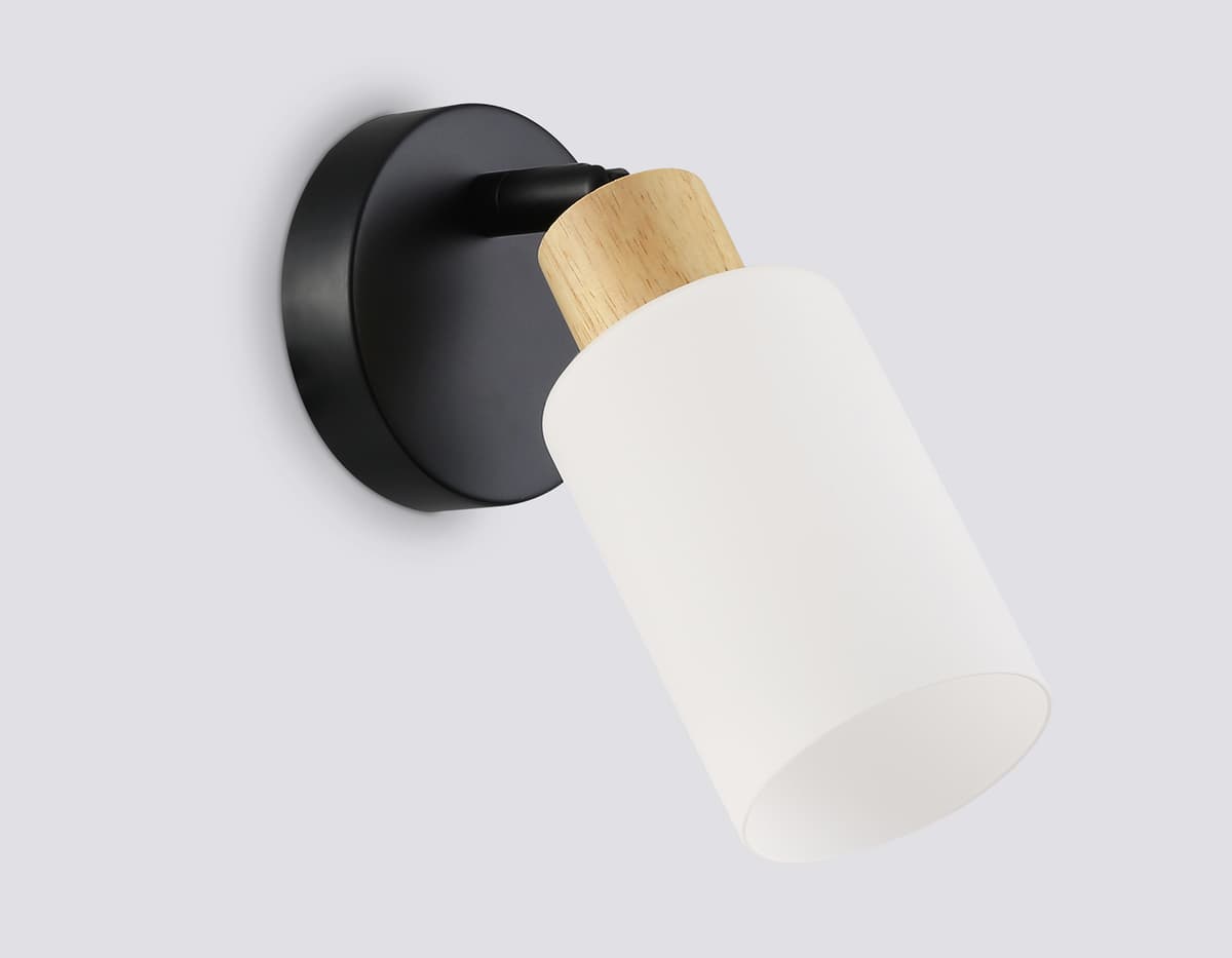 TR8720 BK/WD черный/дерево E14 max 60W 175*100*160