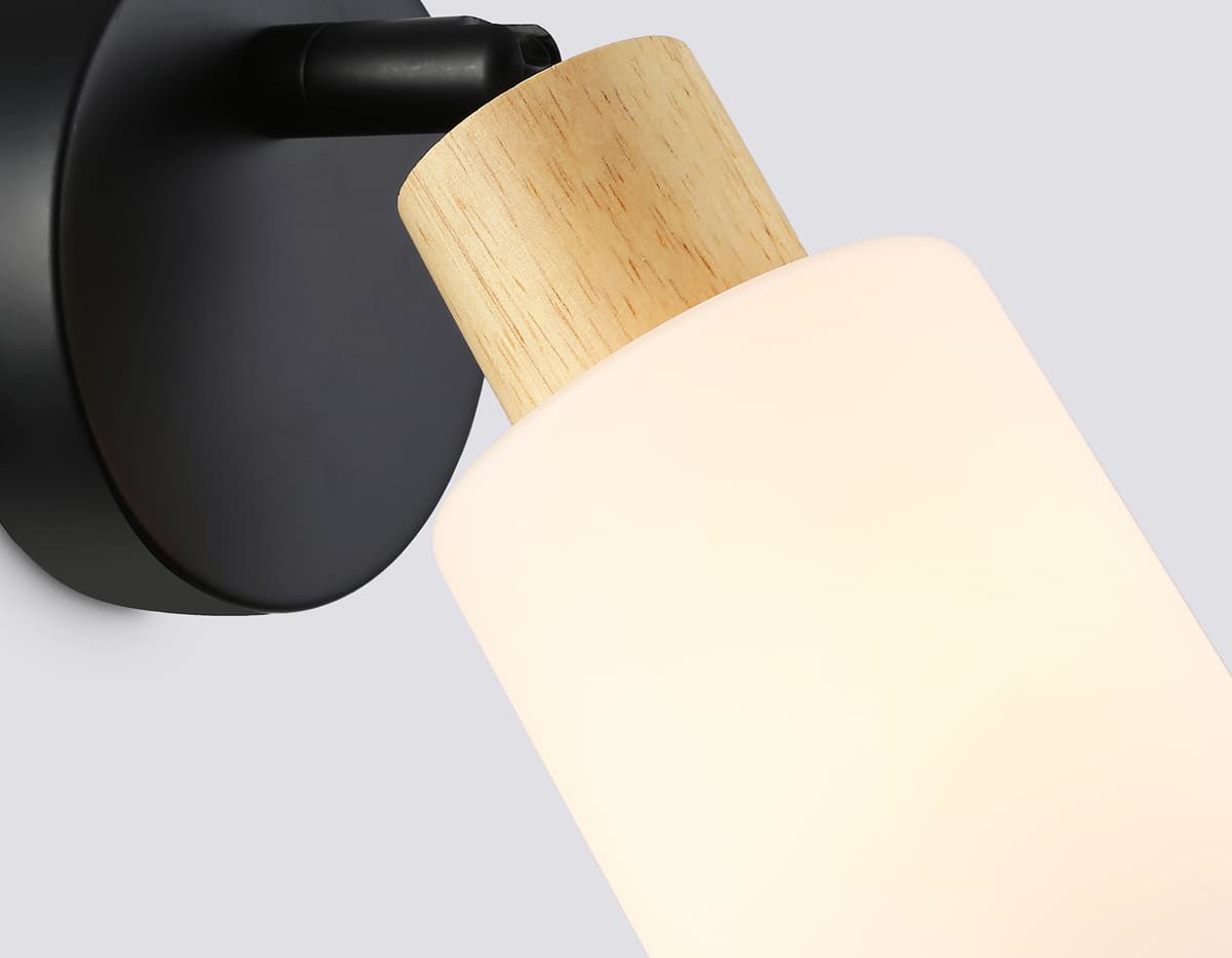 TR8720 BK/WD черный/дерево E14 max 60W 175*100*160