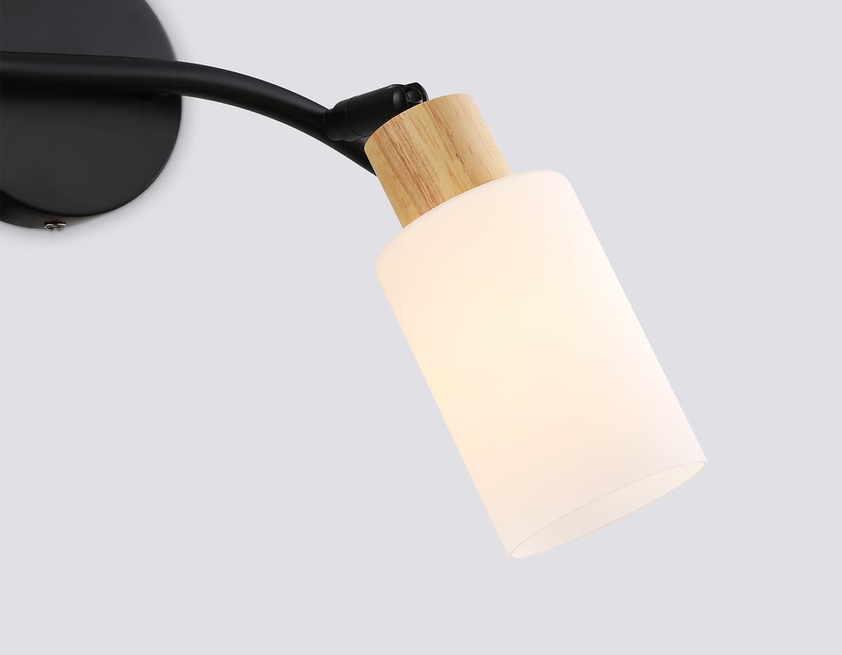 TR8721/2 BK/WD черный/дерево E14/2 max 60W 380*100*210