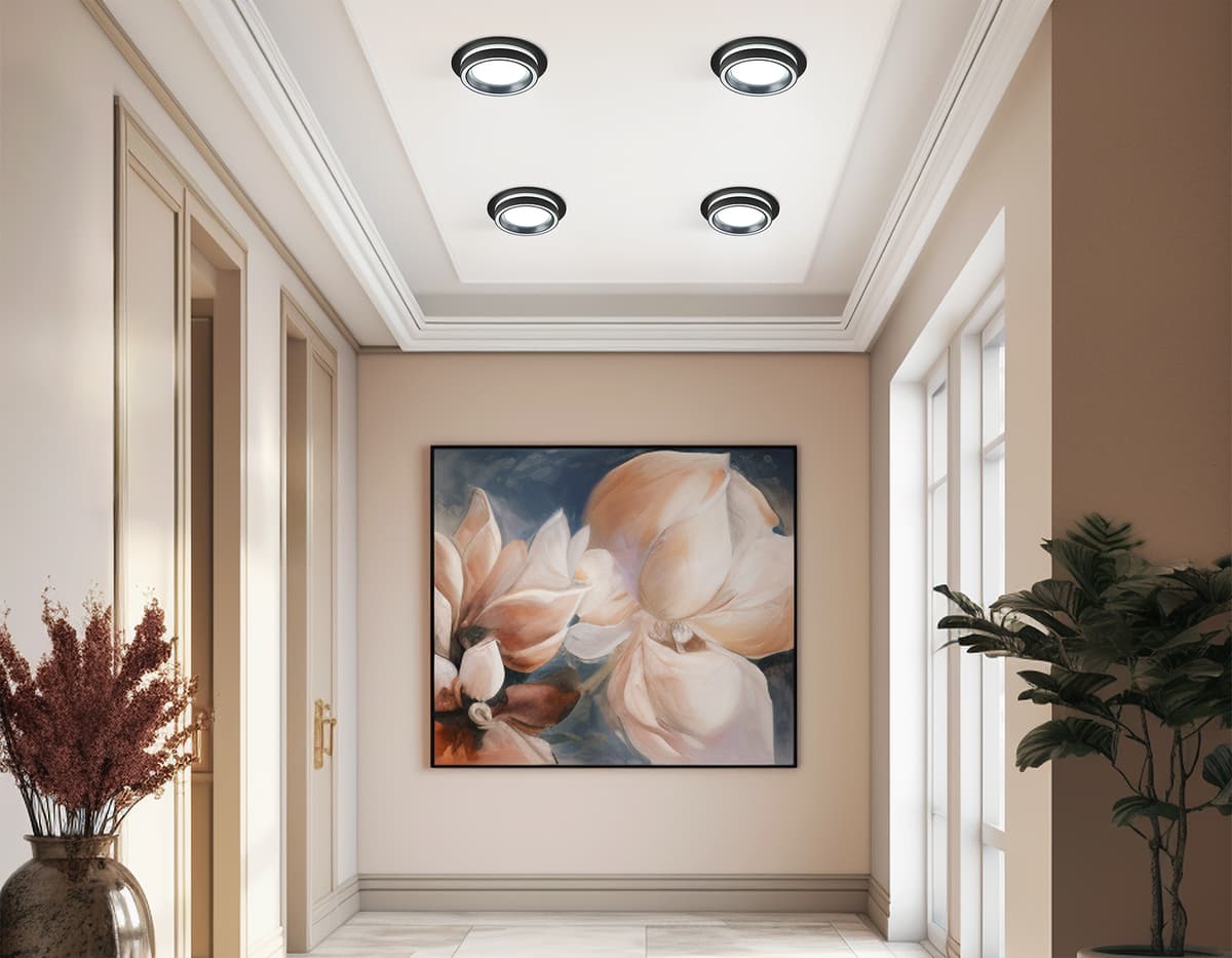 TU5210 BK черный IP20 GX70 D150*52