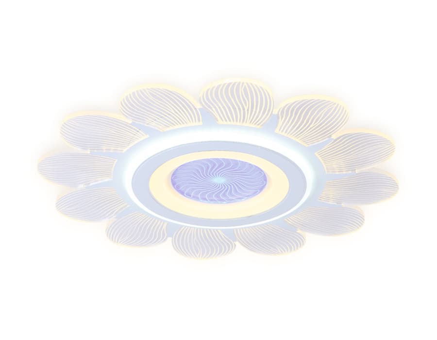 AK4301 WH белый 105W D520*80 (ПДУ РАДИО 2.4)