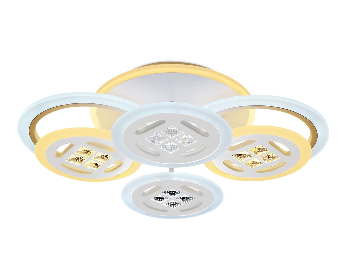 FA2951/6 WH белый 4200K/3000K+6400K/6400K+3000K 125W 550*405*150 (ПДУ ИК)