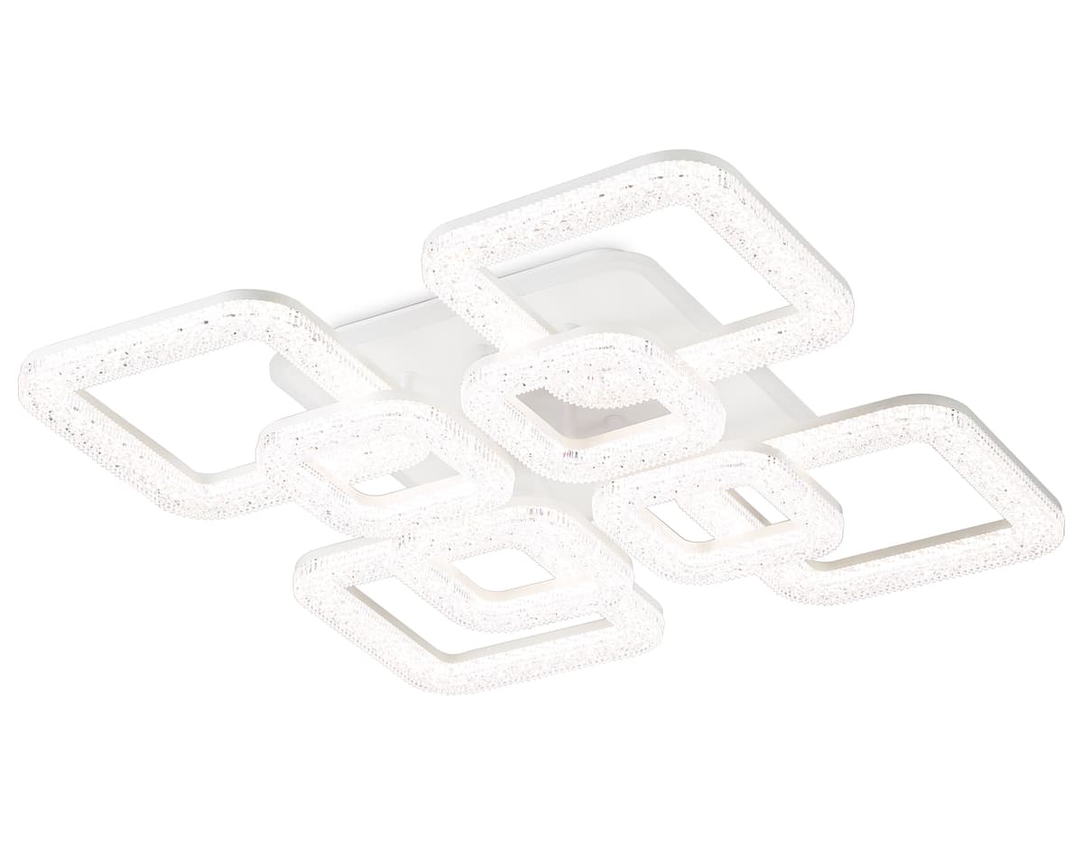 FA3921/4+4 WH белый 208W 3000K/4200K/6400K 580*580*120 (ПДУ РАДИО 2.4G)