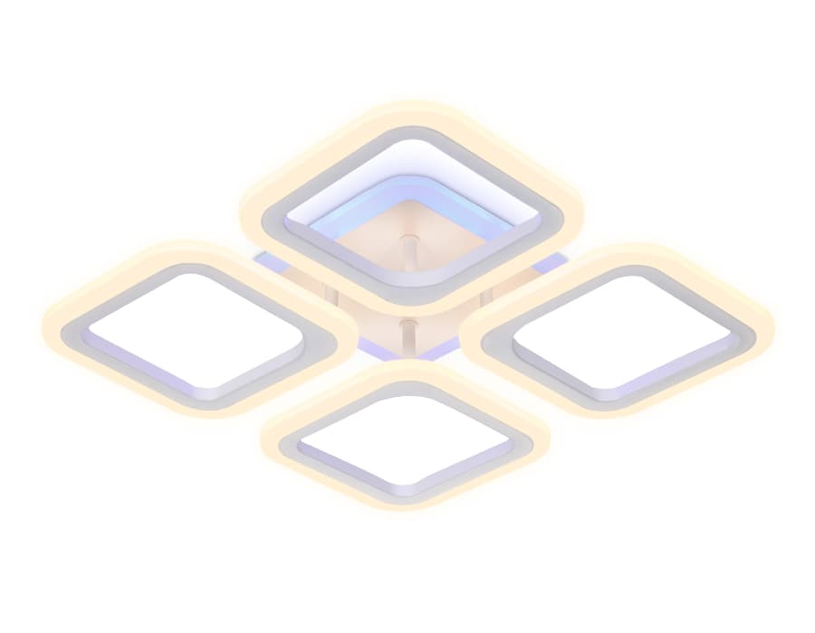 FA441/4 WH белый 72W 520*520*80 (ПДУ РАДИО 2.4G)