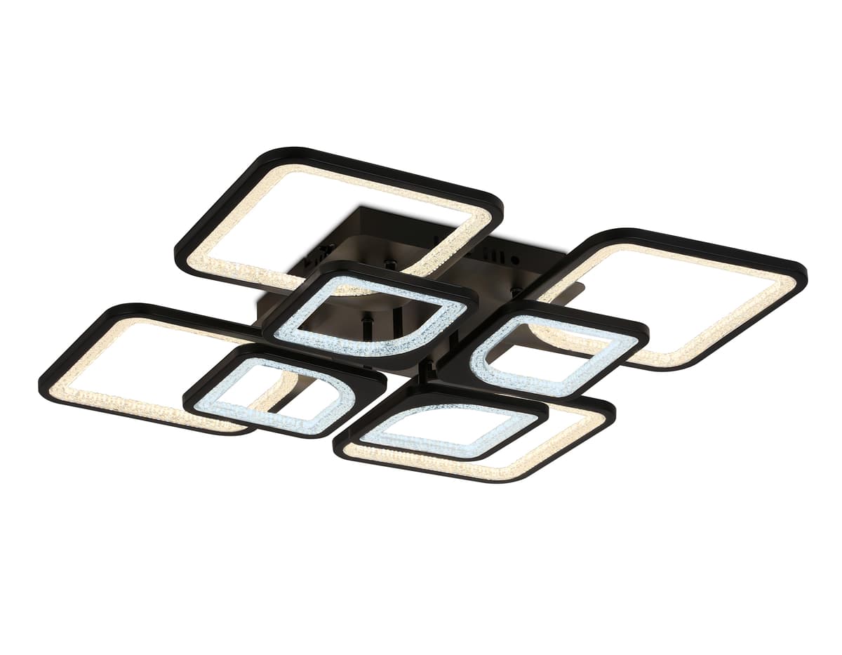 FA4424/4+4 BK черный 150W 3000K+6400K/4200K/6400K+3000K 580*580*120 (ПДУ ИК)