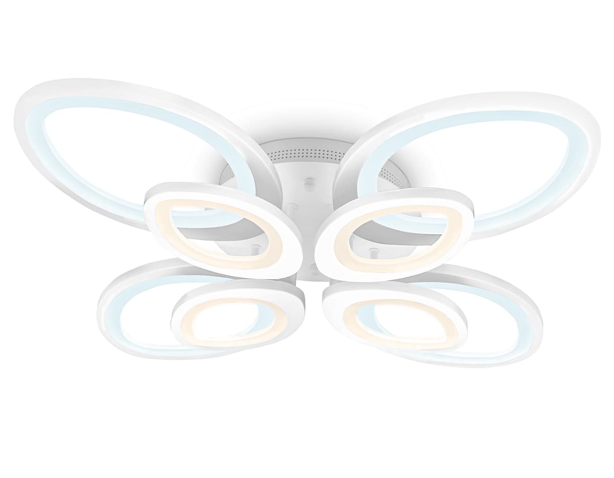 FA4493/4+4 WH белый 134W 3000+6400K/4200K/6400+3000K 620*620*120 (ПДУ ИК)