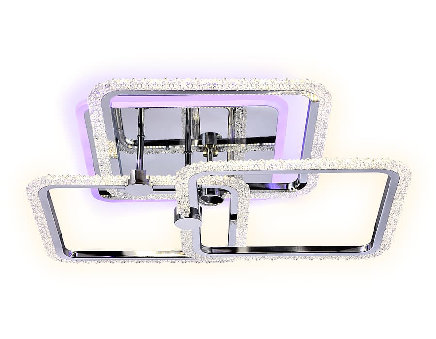 FA536/3 CH хром 118W 510*510*150 (ПДУ РАДИО 2.4G)