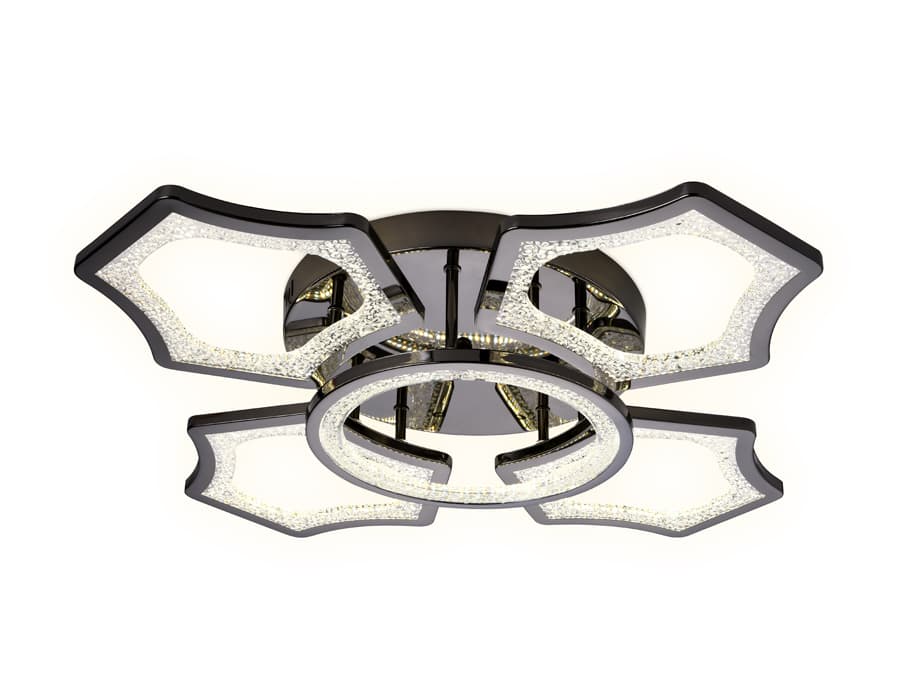 FA576/4+1 DCH черный хром 106W 620*620*120 (ПДУ РАДИО 2.4G)