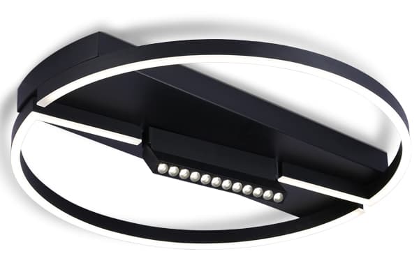 FL51460/1+1 BK черный 72W 3000K-6400K+4200K D600*110 (ПДУ РАДИО 2.4G)