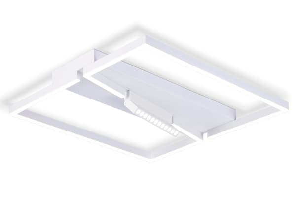 FL51465/1+1 WH белый 85W 3000K-6400K+4200K 600*600*110 (ПДУ РАДИО 2.4G)