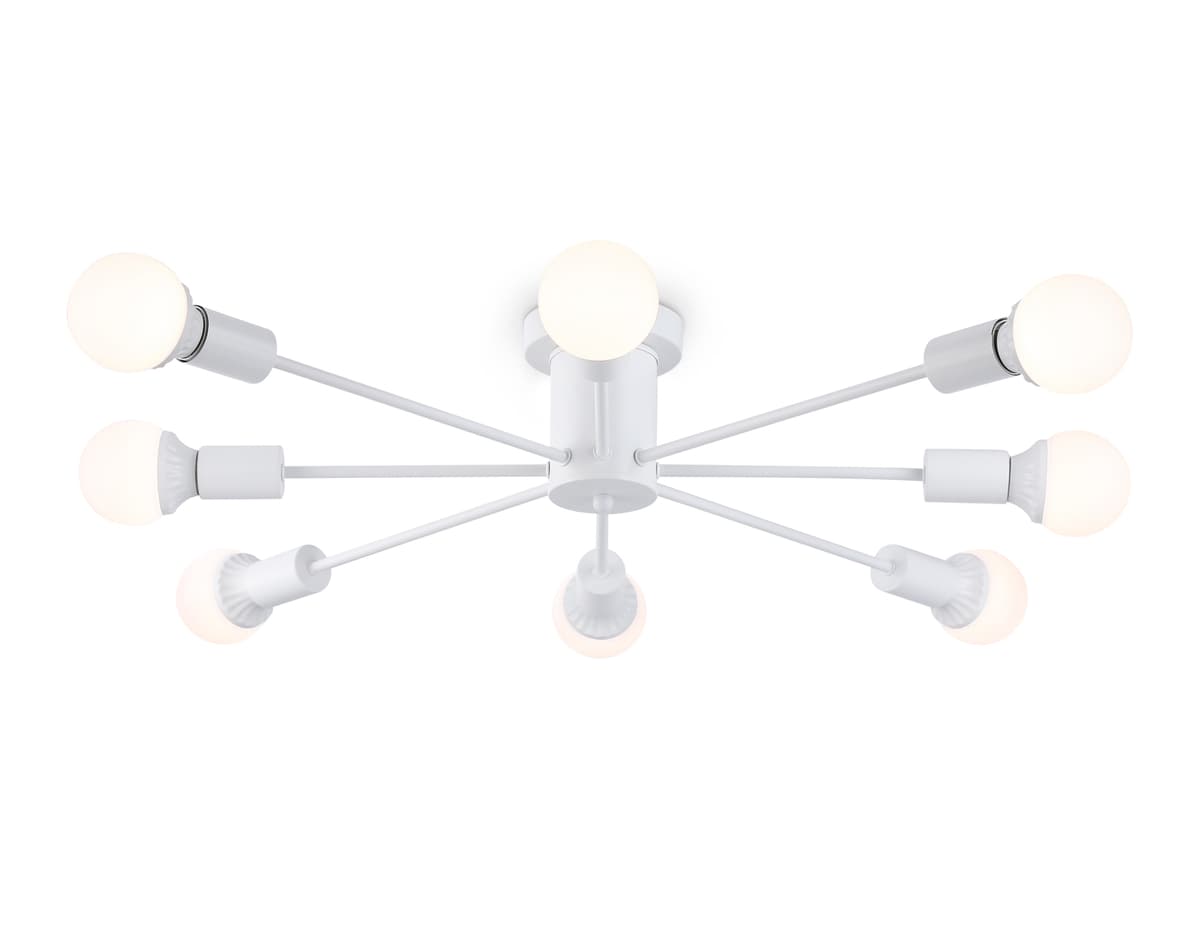 TR80408/8 WH белый E27/8 max 60W D950*150