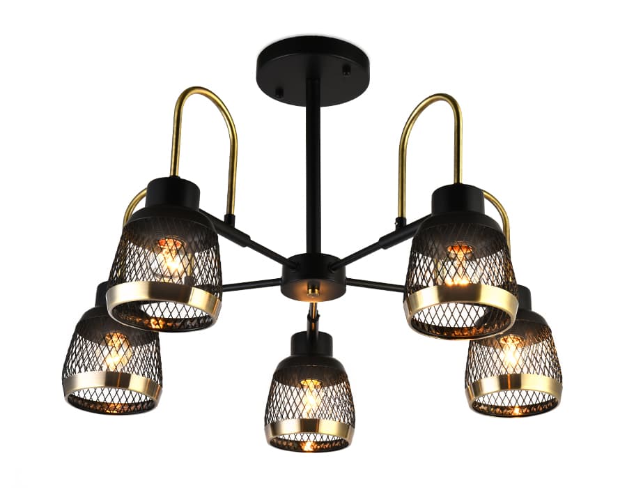 TR8002/5 SB/BK бронза/черный E27 max 40W D640*440