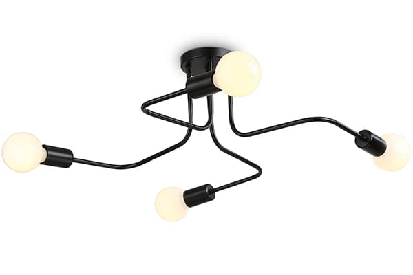 TR8022/4 BK черный E27*4 max 40W D715*205