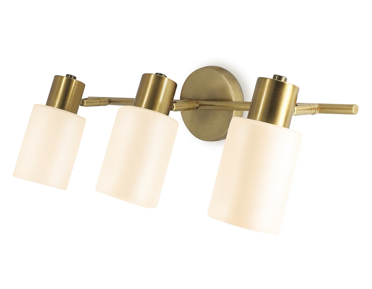 TR3972/3 BS/FR латунь/белый матовый E27*3 max 40W 460*80*140