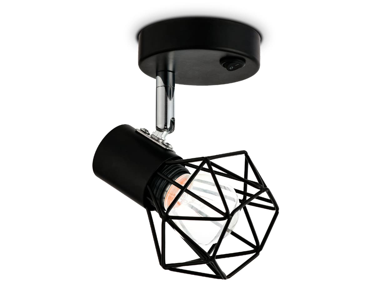 TR8620 BK/CH черный/хром E27 max 40W 115*91*150