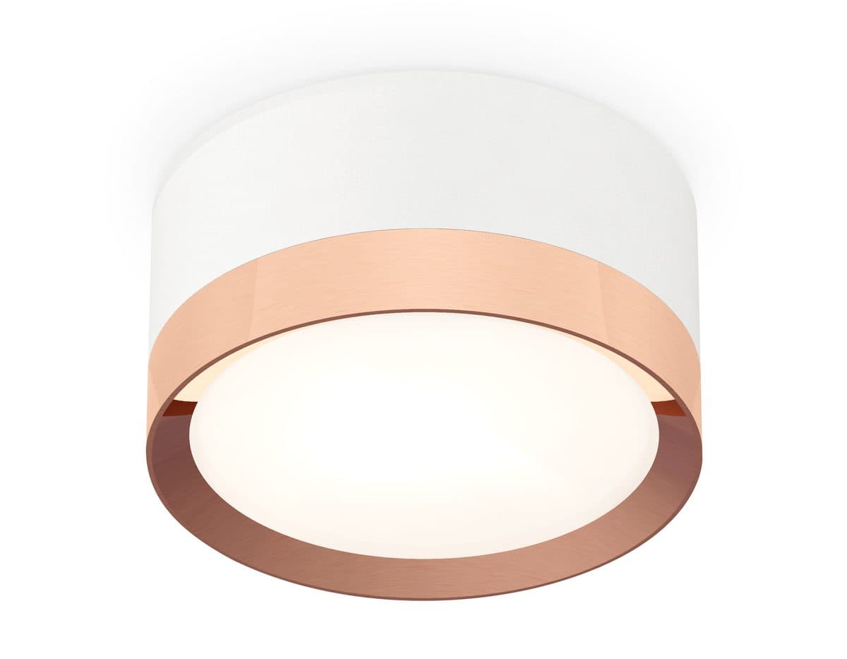 XS8101006 SWH/PPG белый песок/золото розовое полированное GX53 (C8101, N8126)