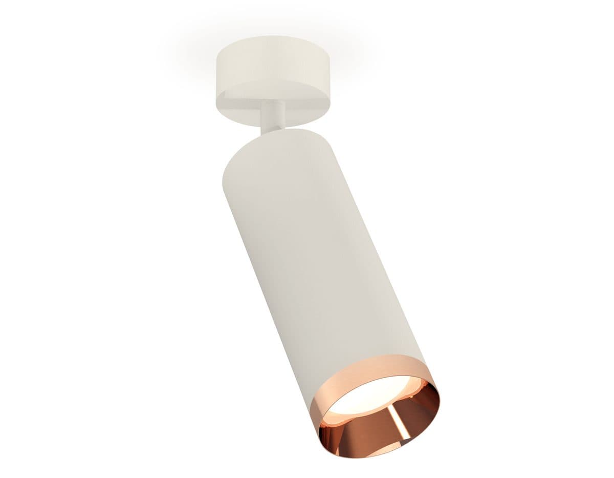 XM6342006 SWH/PPG белый песок/золото розовое полированное MR16 GU5.3 (A2202, C6342, N6135)