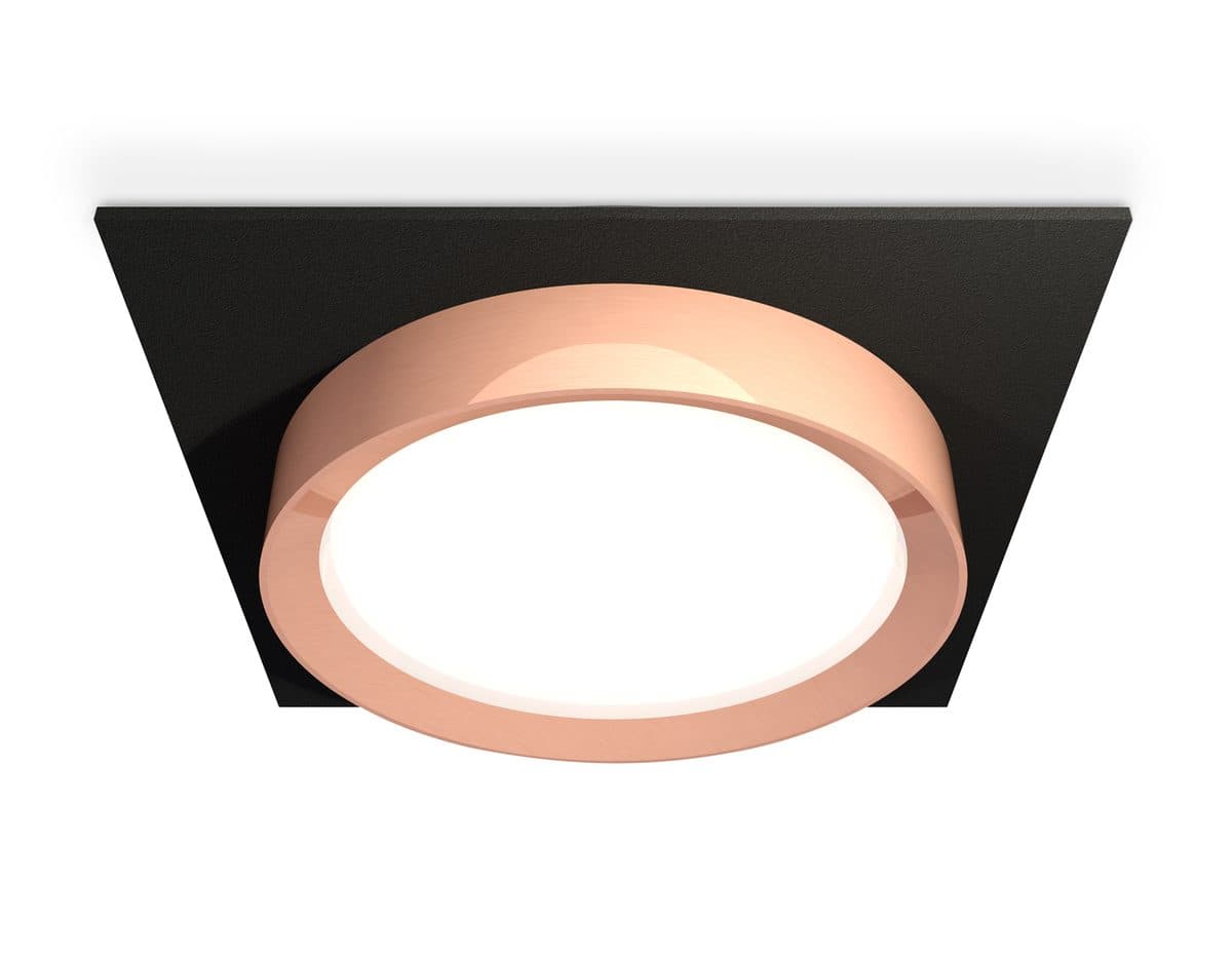 XC8062006 SBK/PPG черный песок/золото розовое полированное GX53 (C8062, N8126)