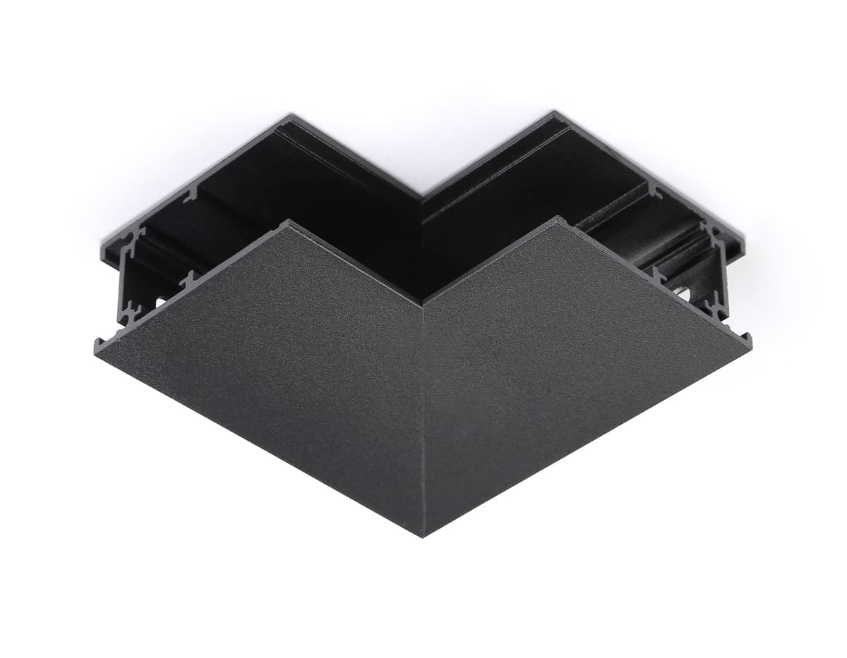 GL3378 BK черный коннектор угловой внутренний для накладного шинопровода 85*85*H26.9