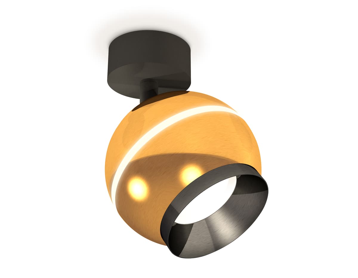 XM1105001 PYG/SBK/PBK золото желтое полированное/черный песок/черный полированный MR16 GU5.3 LED 3W