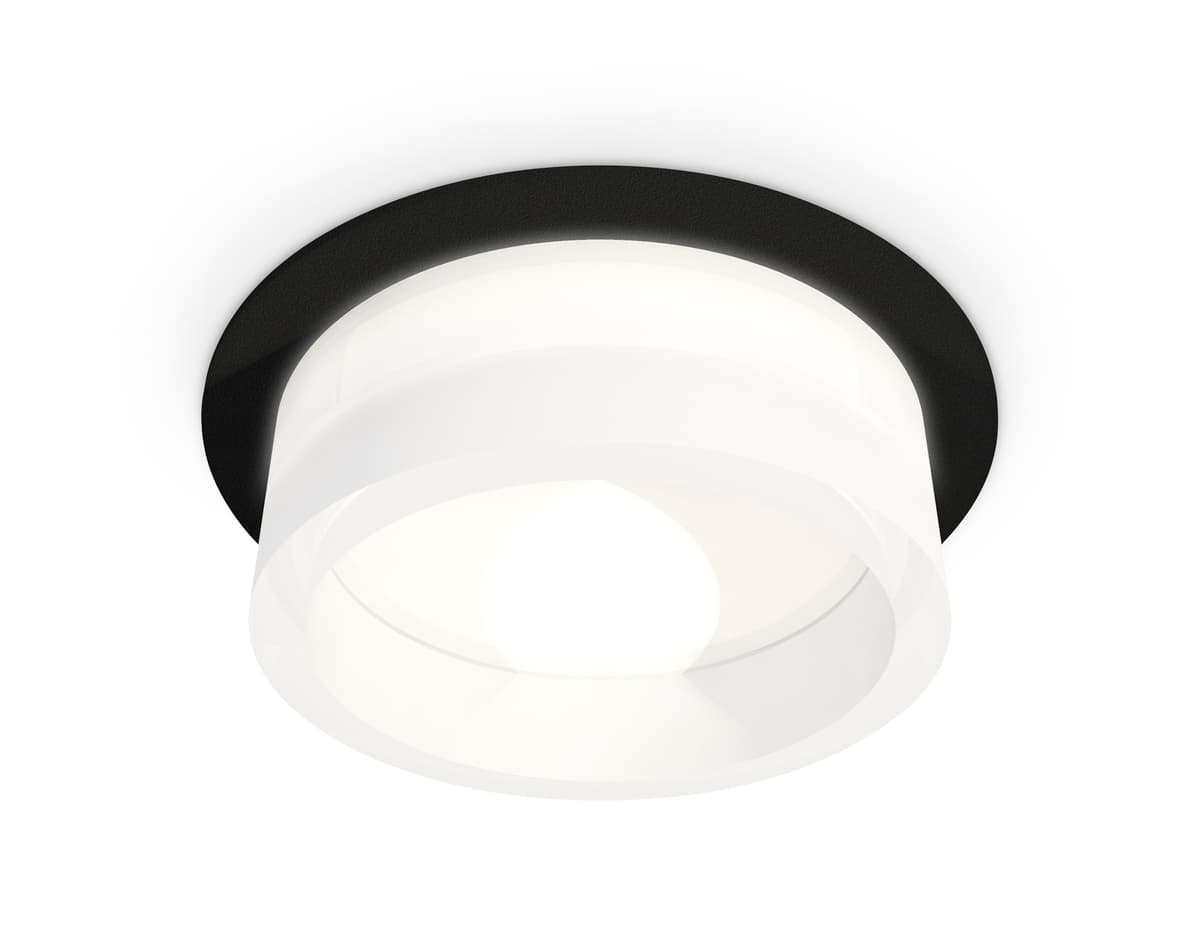 XC8051015 SBK/FR черный песок/белый матовый GX53 (C8051, N8401)