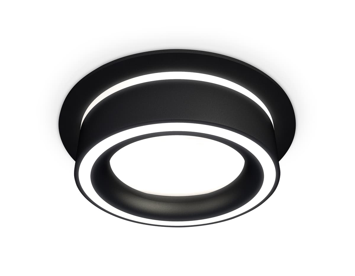 XC8051018 SBK/FR черный песок/белый матовый GX53 (C8051, N8434)