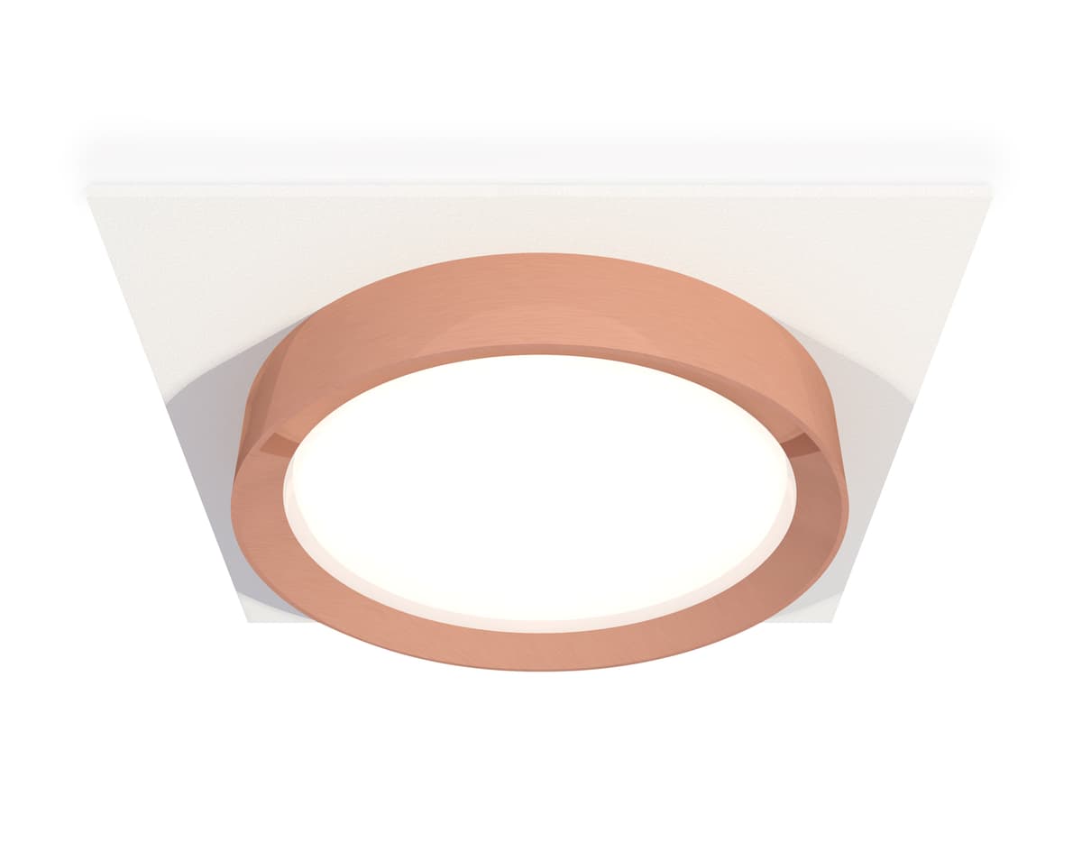 XC8061006 SWH/PPG белый песок/золото розовое полированное GX53 (C8061, N8126)