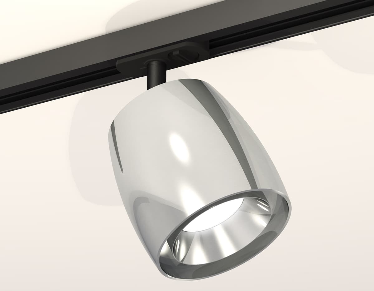 XT1143001 PSL/SBK серебро полированное/черный песок MR16 GU5.3 (A2537, C1143, N7032)