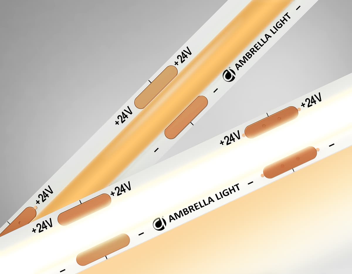 GS4651 COB 320Led/ 10W m/ 24V IP20 3000K/ 5000*8*1.54mm (2 конт.)